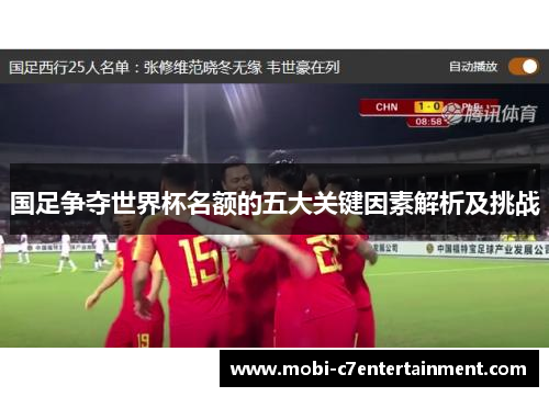 国足争夺世界杯名额的五大关键因素解析及挑战